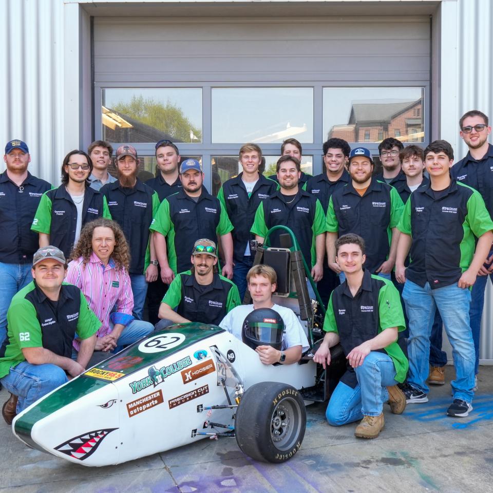 YCP Racing team poses with their build