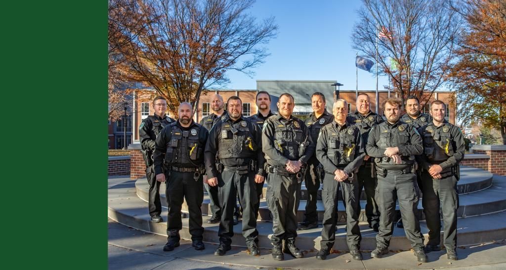 Department photo of Campus Police Officers