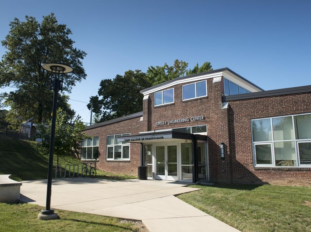 Picture of the front of Kinsley Engineering Center 