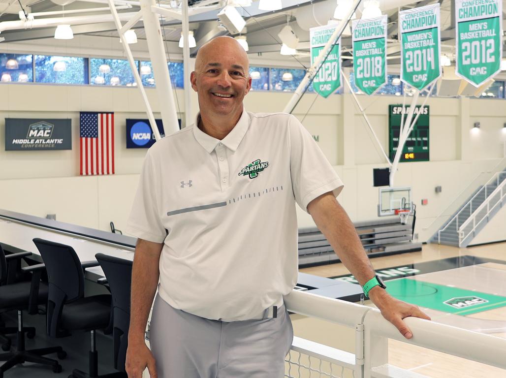 York College's Director of Athletic Communications Scott Guise